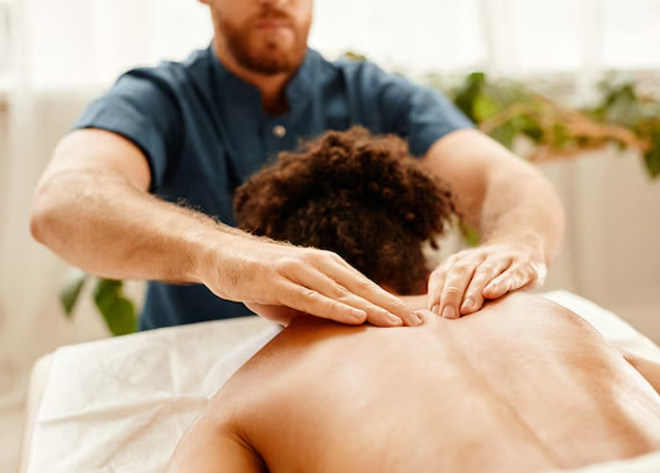 Professional massage service for women by male masseurs in Panjim